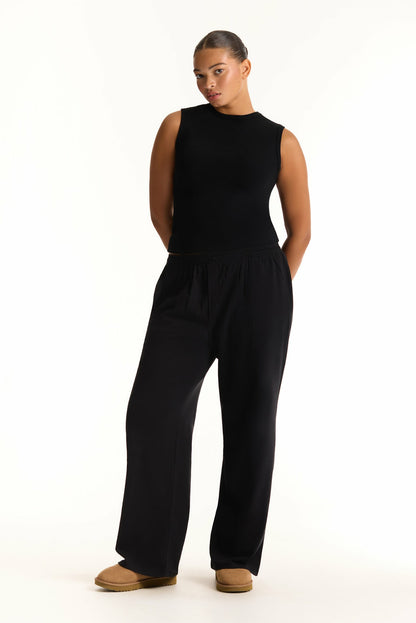 SET ACTIVE RIBBED MODAL BODY MUSCLE TANK - ONYX