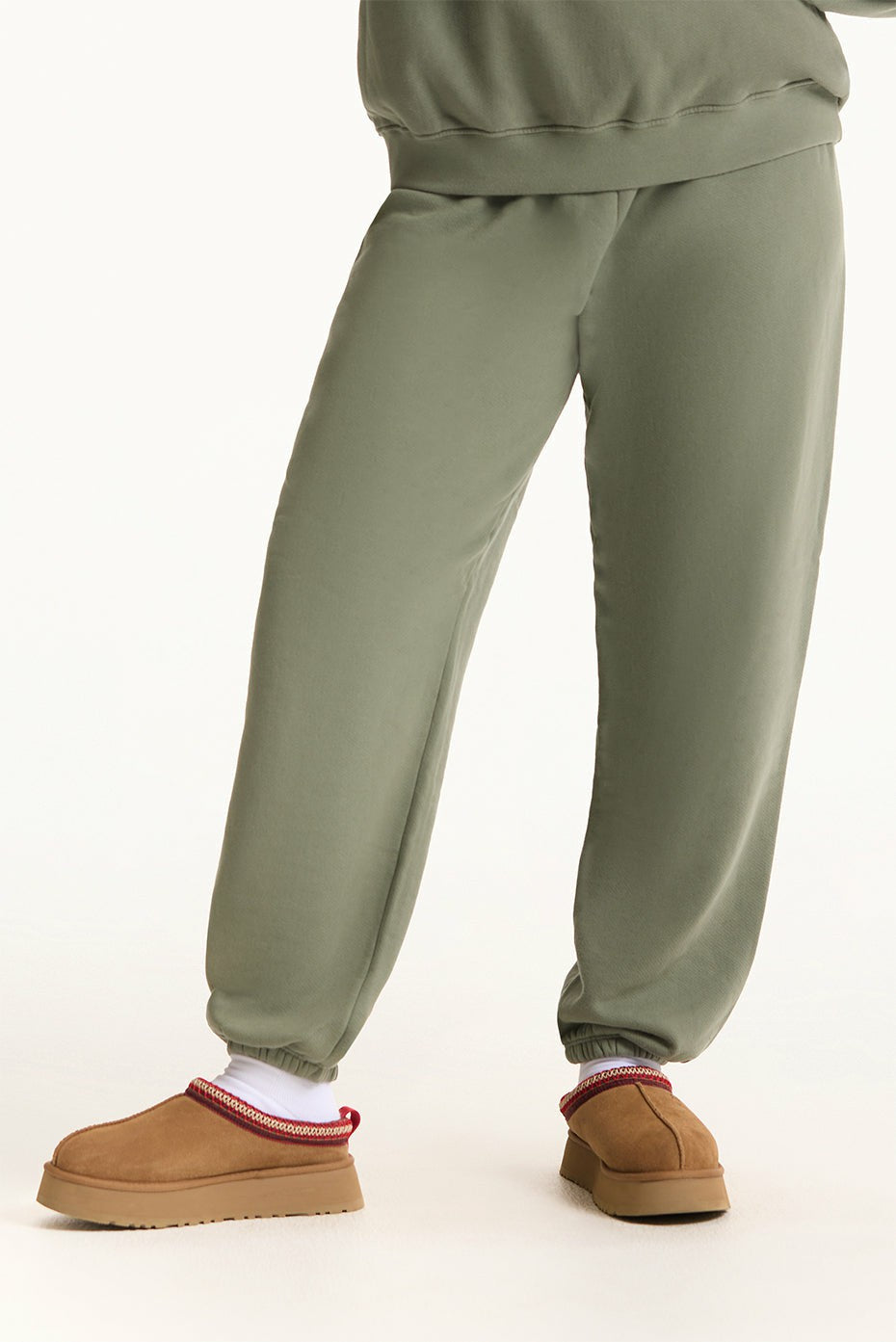 SET ACTIVE MIDWEIGHT SWEATS STAPLE OLD SCHOOL SWEATPANTS - KELP