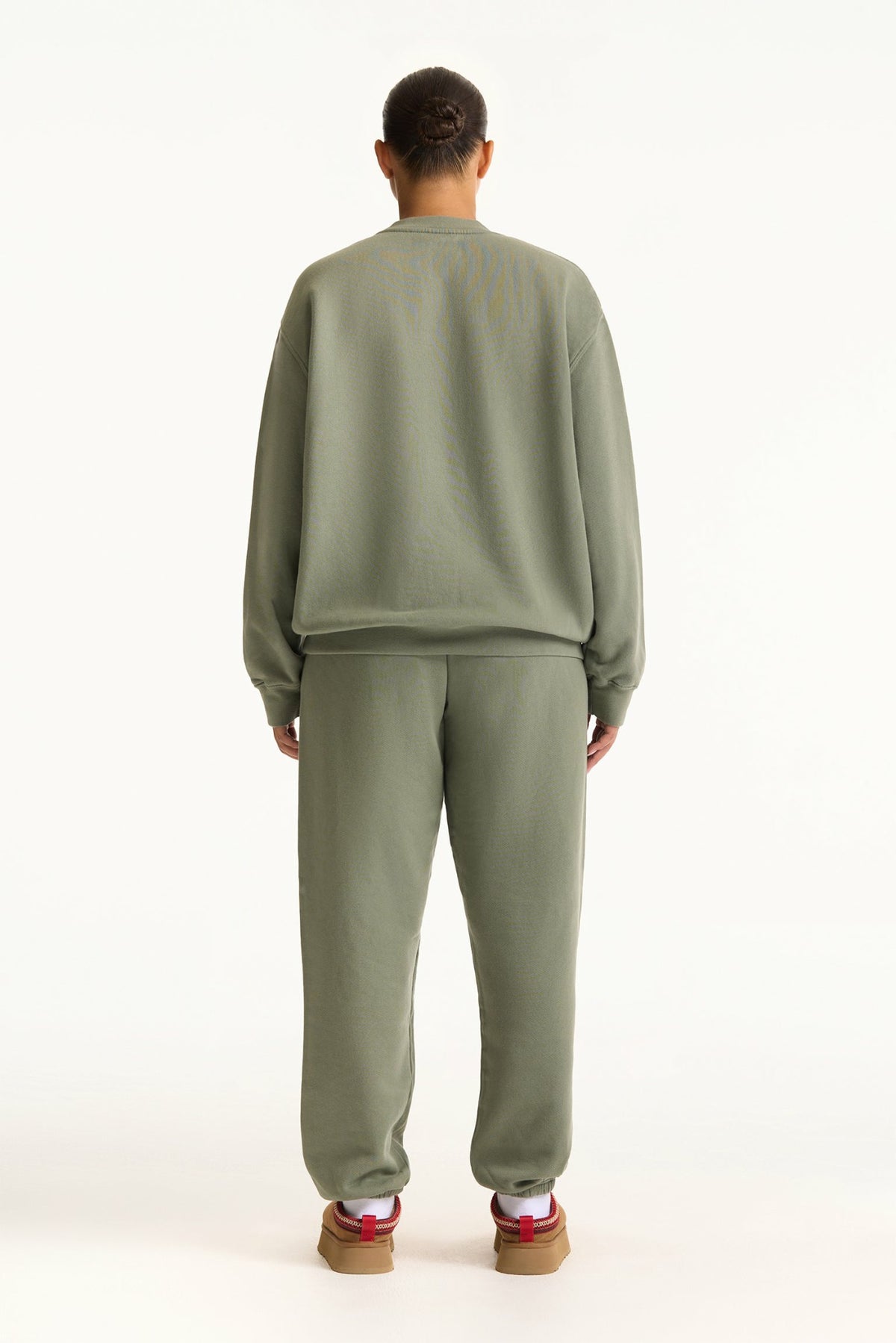 SET ACTIVE MIDWEIGHT SWEATS STAPLE OLD SCHOOL SWEATPANTS - KELP