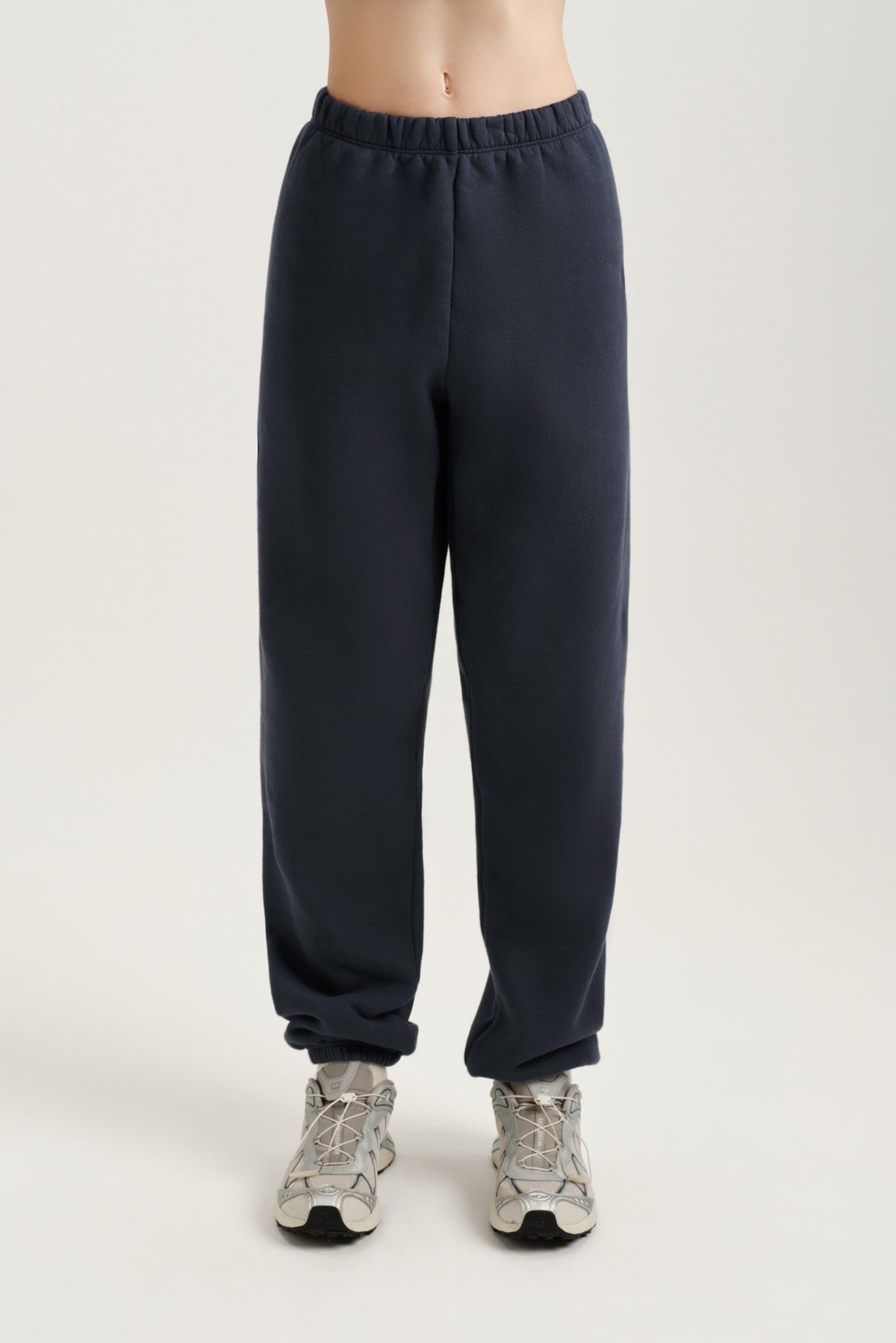 SET ACTIVE MIDWEIGHT SWEATS STAPLE OLD SCHOOL SWEATPANTS - INDIGO