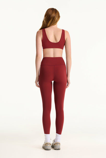 SET ACTIVE BREATHE 1.0 CONTRAST WRAP BRA - SNAPPER