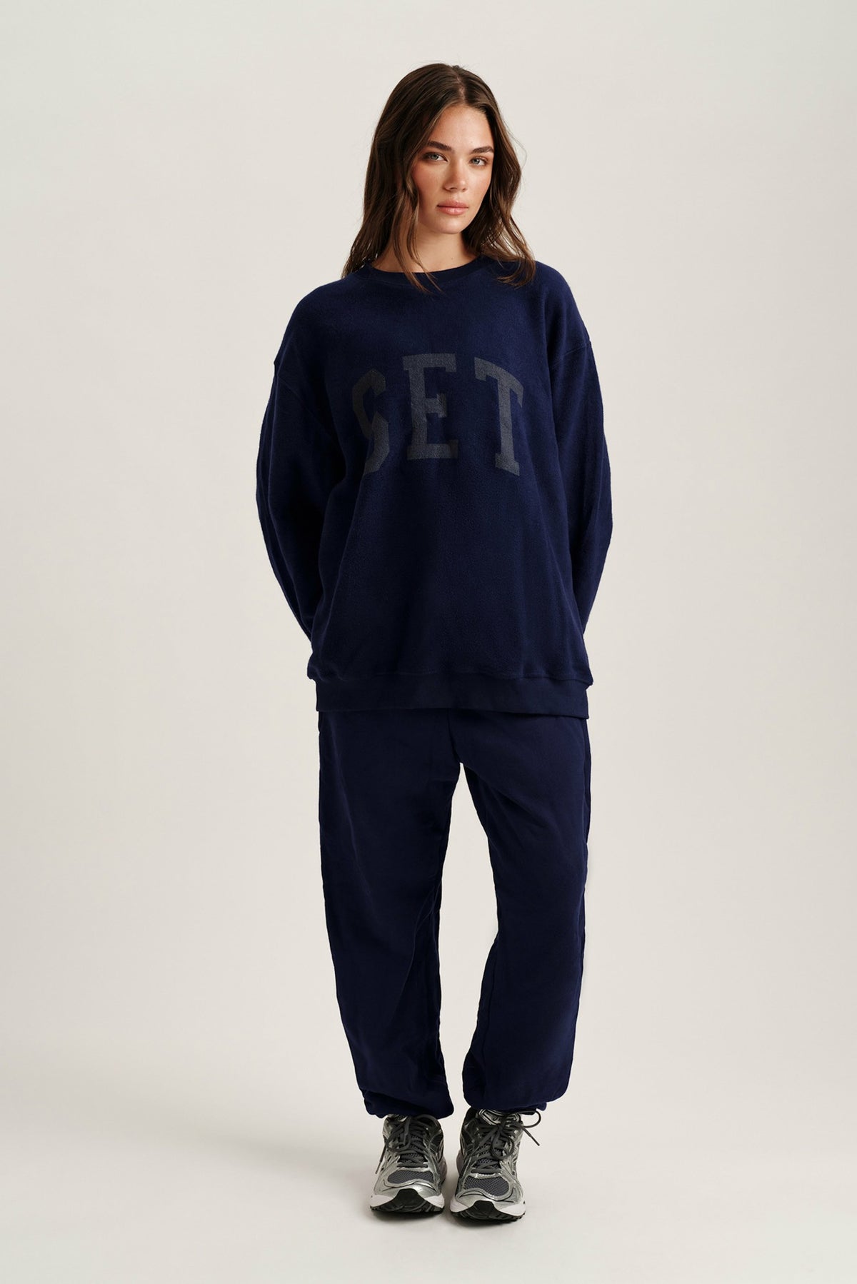 SET ACTIVE MIDWEIGHT SWEATS STAPLE LAYERED SWEATS - TETHER