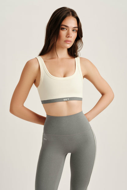 SET ACTIVE SPORTBODY® SPORTY ROSTER BRA - LO-FI