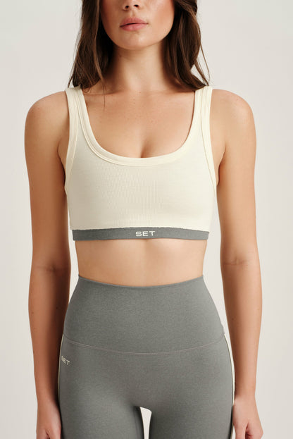 SET ACTIVE SPORTBODY® SPORTY ROSTER BRA - LO-FI