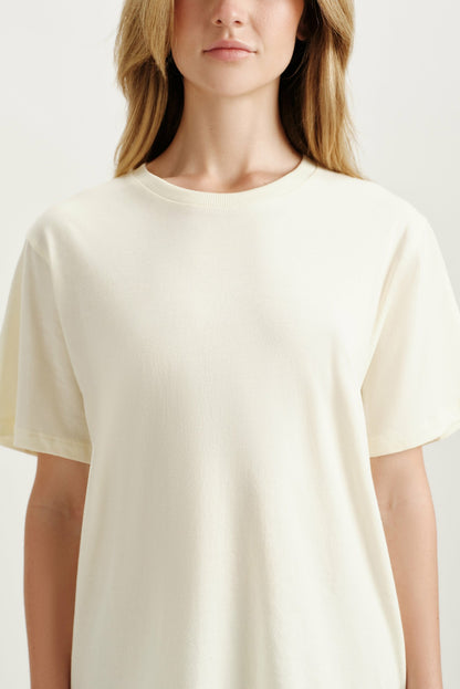 SET ACTIVE CLASSIC COTTON DAILY BOYFRIEND TEE - HAVEN