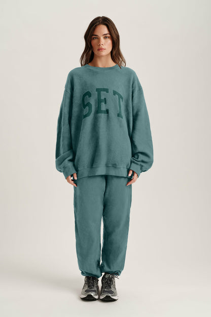 SET ACTIVE MIDWEIGHT SWEATS STAPLE LAYERED SWEATS - SYNC