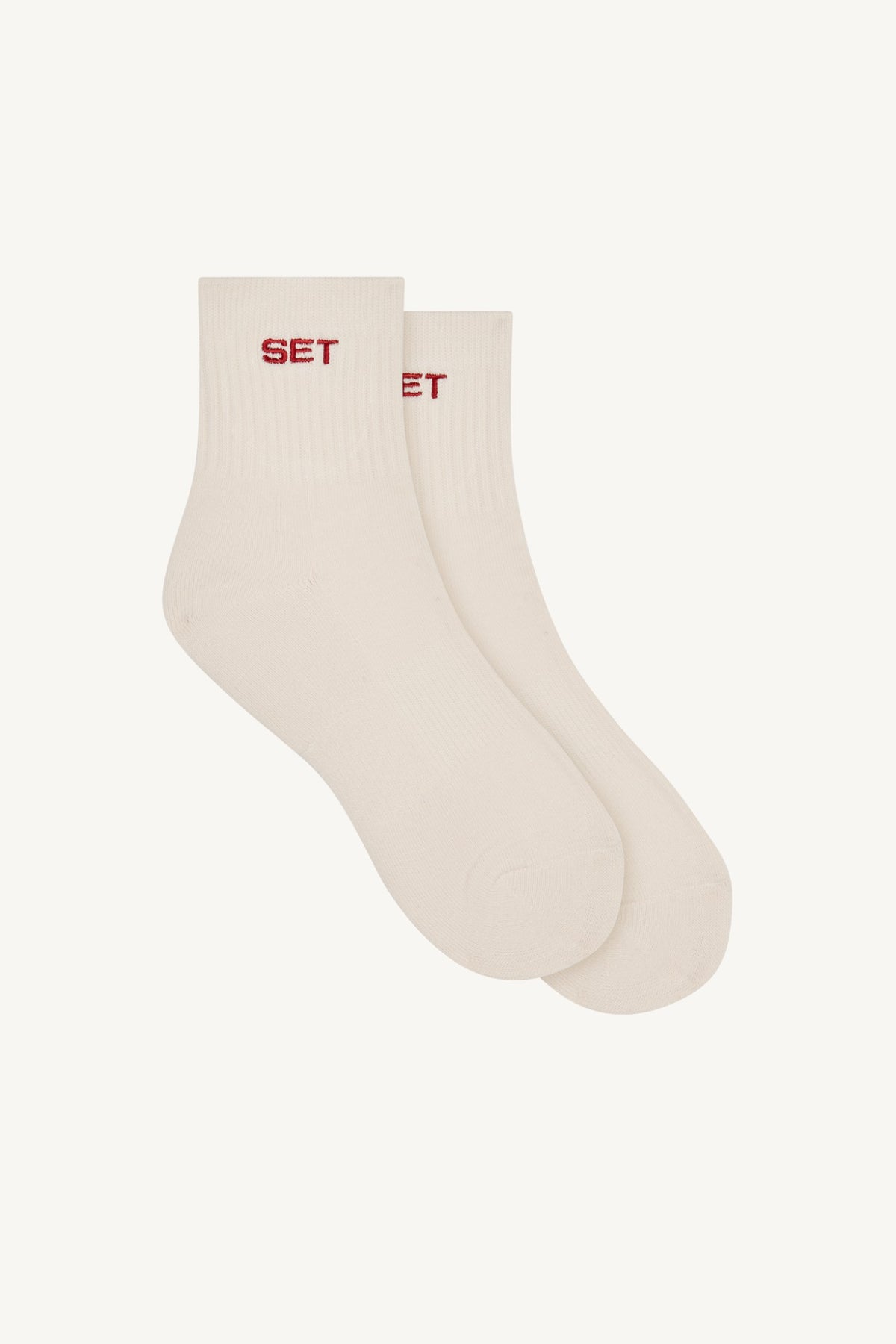 SET ACTIVE SET SHORTY SOCKS - CREAM/VERSE