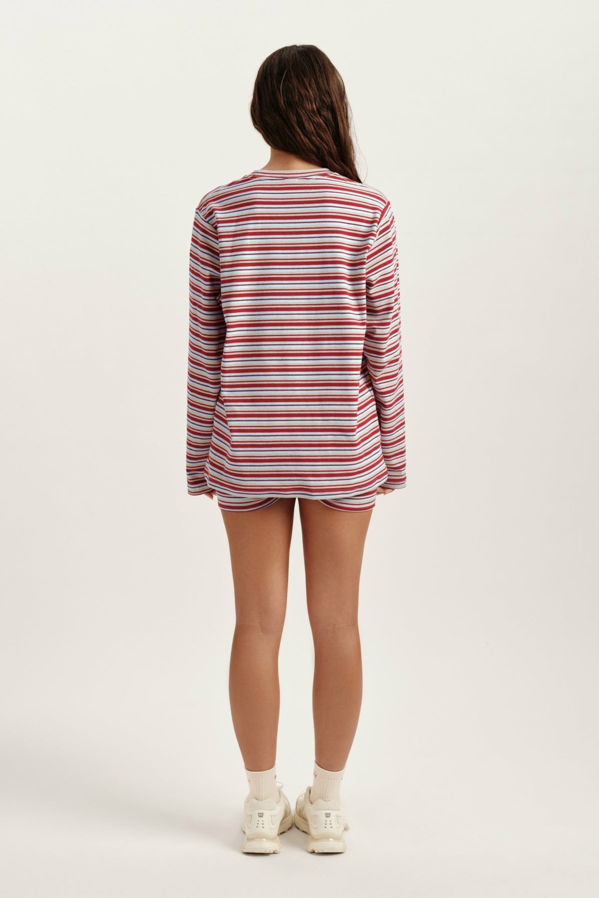 SET ACTIVE STRIPE JERSEY STRIPE OVERSIZED LONG SLEEVE - LYRIC