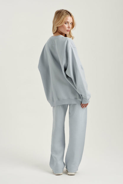 SET ACTIVE MIDWEIGHT SWEATS STAPLE SET CREWNECK - BLUSH