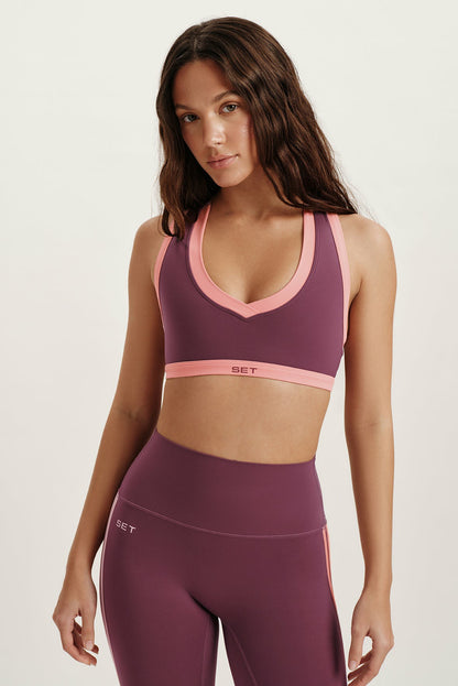 SET ACTIVE BREATHE 1.0 LA BRA - ROSEBUD