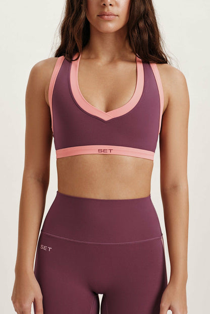 SET ACTIVE BREATHE 1.0 LA BRA - ROSEBUD