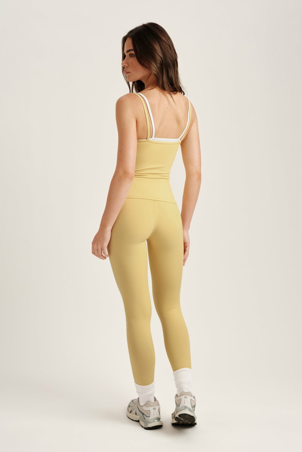 SET ACTIVE BREATHE 1.0 LAYERED MOVE TANK - BUTTER