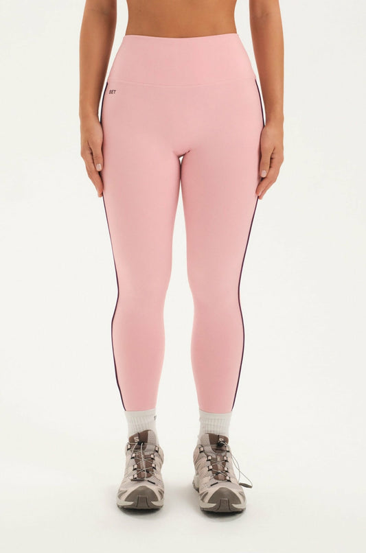 SET ACTIVE FORMCLOUD® CLOUD PIPE HIGH-RISE LEGGINGS - GARNET