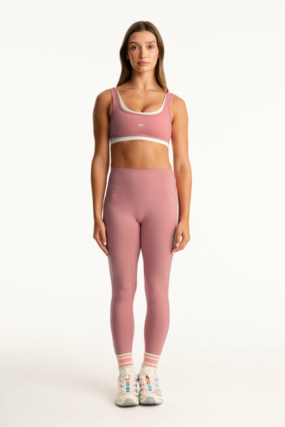 SET ACTIVE FORMCLOUD® CLOUD PARKE PIPE HIGH-RISE LEGGINGS - BAKED 1.0