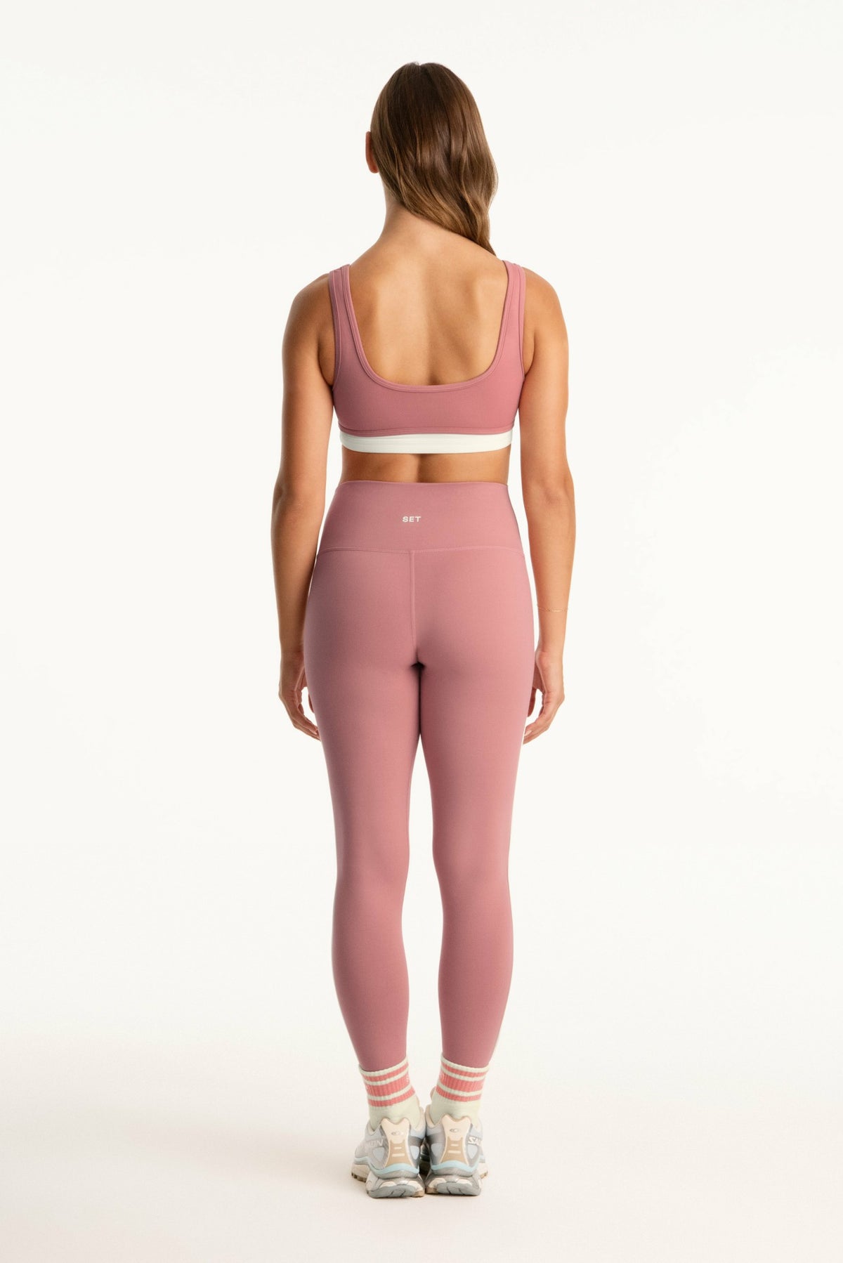 SET ACTIVE FORMCLOUD® CLOUD PARKE PIPE HIGH-RISE LEGGINGS - BAKED 1.0
