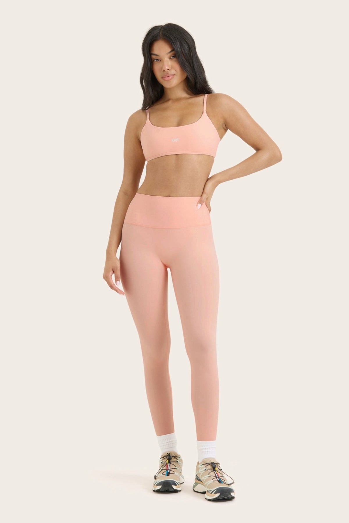 SET ACTIVE BREATHE 1.0 HIGH-RISE LEGGINGS - PEACH