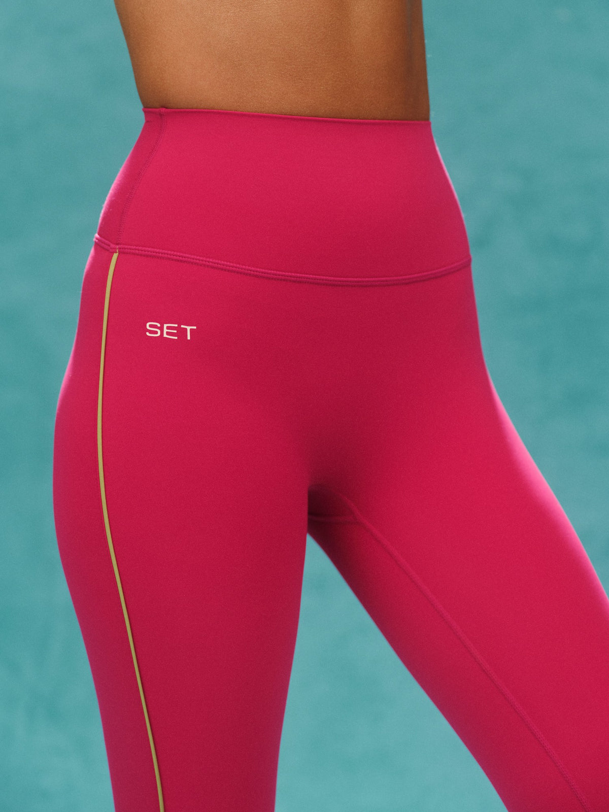 SET ACTIVE BREATHE 1.0 PIPE LEGGINGS - HIBISCUS