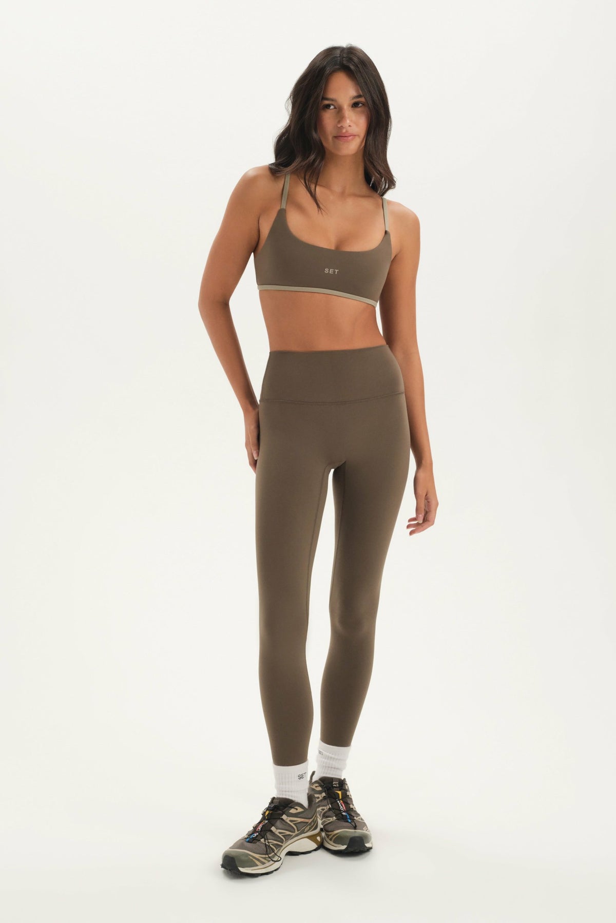 SET ACTIVE LUXFORM® LUX HIGH-RISE LEGGINGS - SPARROW