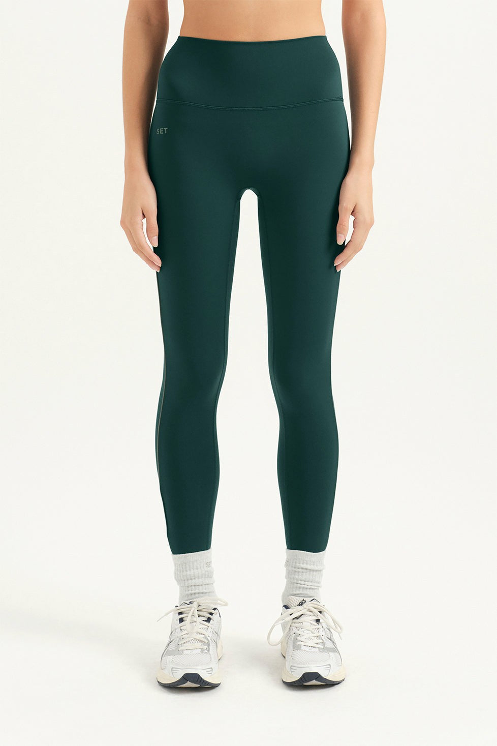 SET ACTIVE SPORTBODY® SPORTY PIPE LEGGINGS - NOCTURNAL