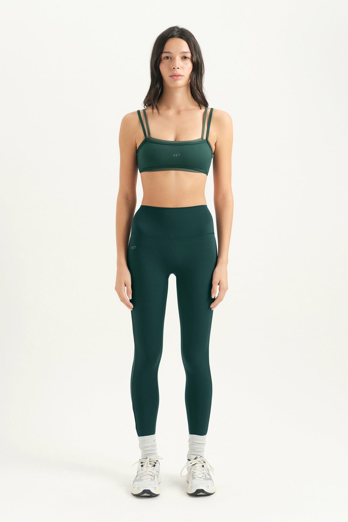 SET ACTIVE SPORTBODY® SPORTY PIPE LEGGINGS - NOCTURNAL
