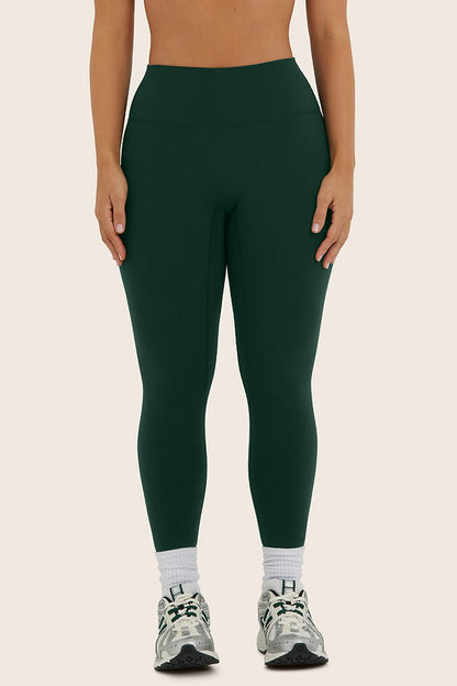 SET ACTIVE SPORTBODY® SPORTY MID-RISE LEGGINGS - BEETLE