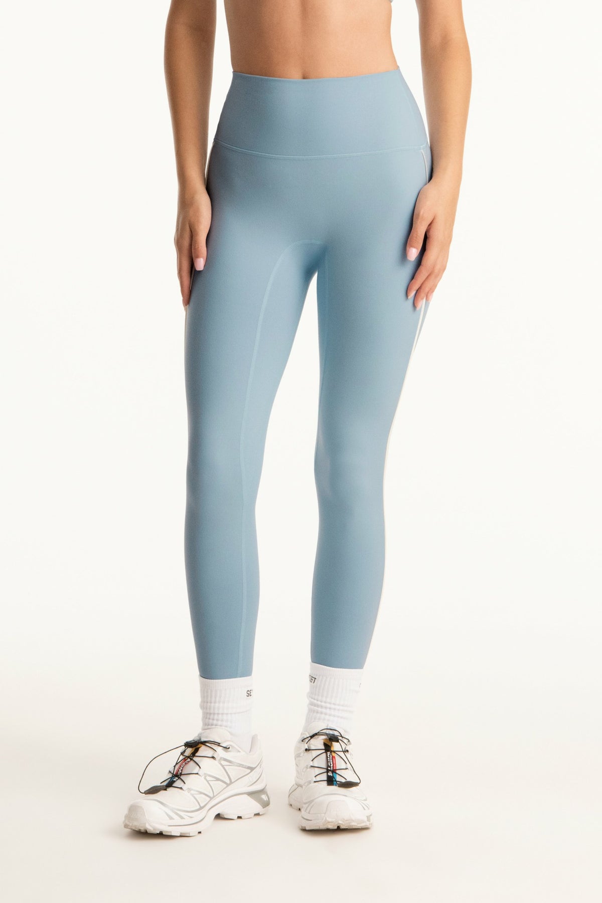 SET ACTIVE FORMCLOUD® CLOUD PARKE PIPE HIGH-RISE LEGGINGS - OVERCAST 1.0