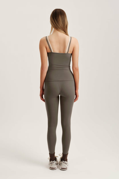 SET ACTIVE BREATHE 1.0 LAYERED MOVE TANK - GRAIN
