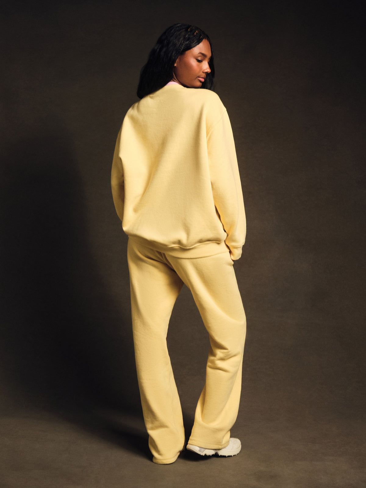 SET ACTIVE MIDWEIGHT SWEATS STAPLE STRAIGHT LEG SWEATPANTS - TAFFY