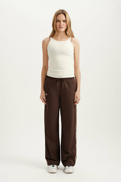 SET ACTIVE STRETCH COTTON LAYER COLLAR TANK - DUST