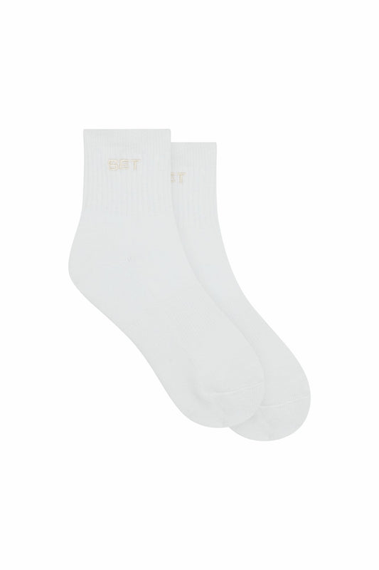 SET ACTIVE SET SHORTY SOCKS - WHITE/BLANC