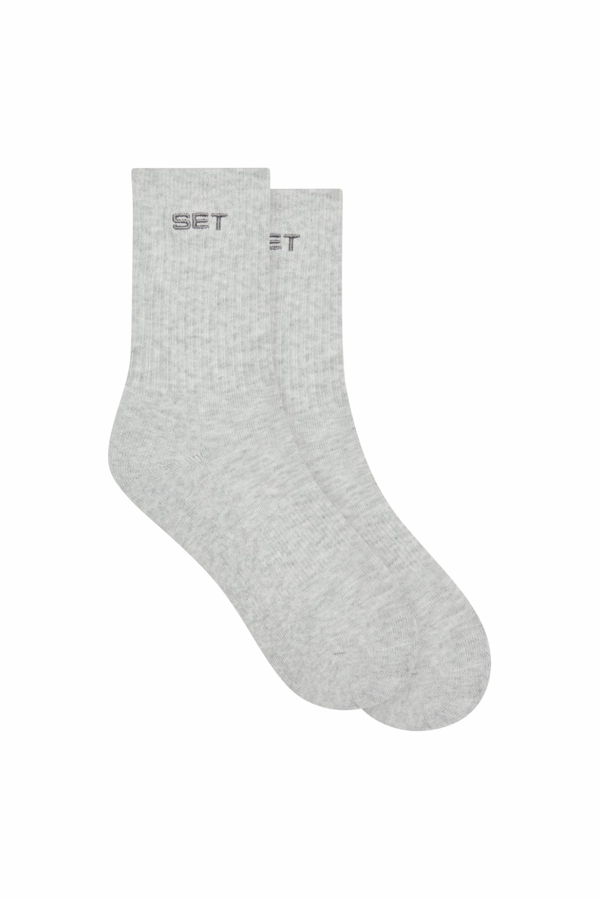 SET ACTIVE SET SOCKS - HEATHER GREY
