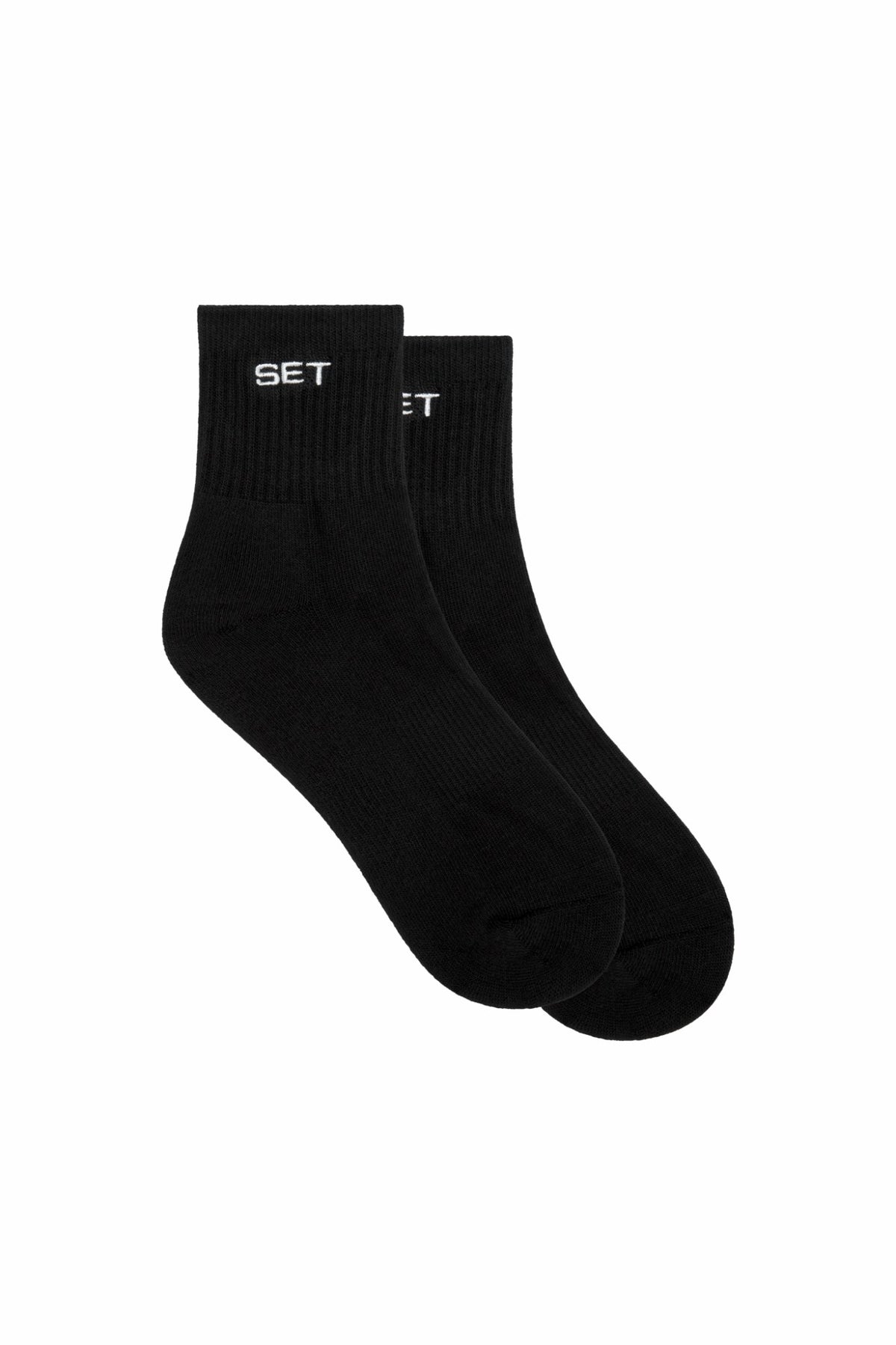 SET ACTIVE SET SHORTY SOCKS - ONYX/WHITE