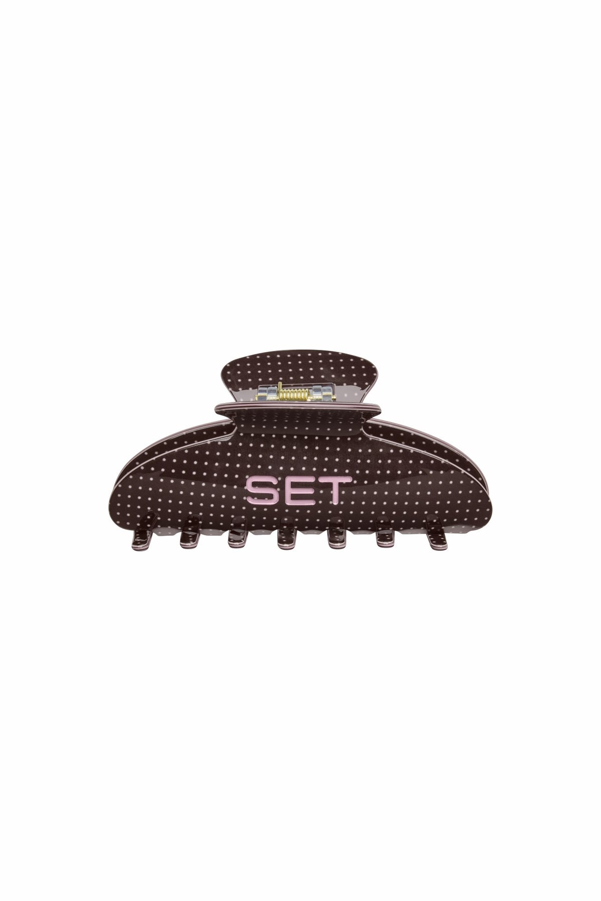 SET ACTIVE SET POLKA DOT CLAW CLIP - SWIRL