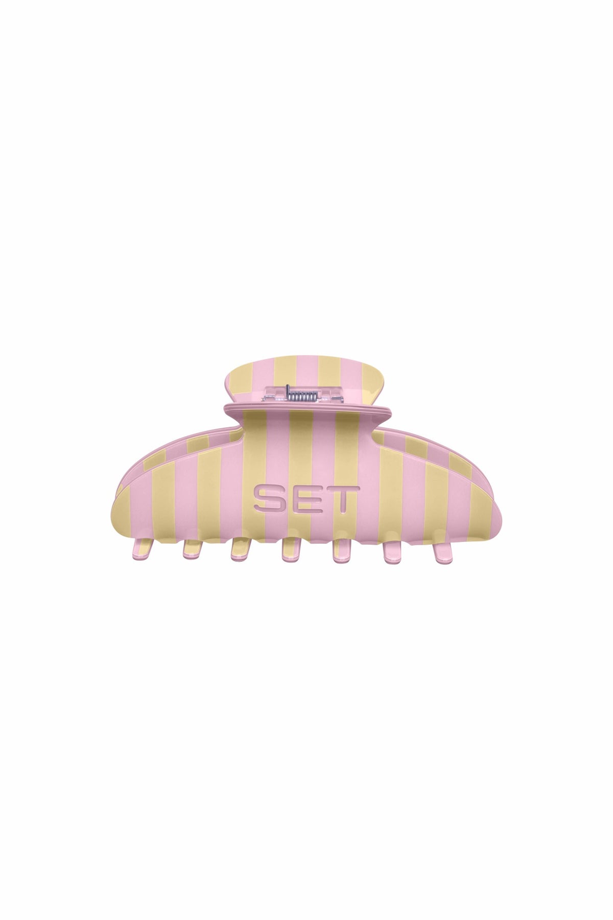 SET ACTIVE SET STRIPE CLAW CLIP - TAFFY