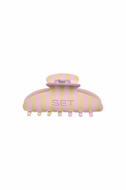 SET ACTIVE SET STRIPE CLAW CLIP - TAFFY
