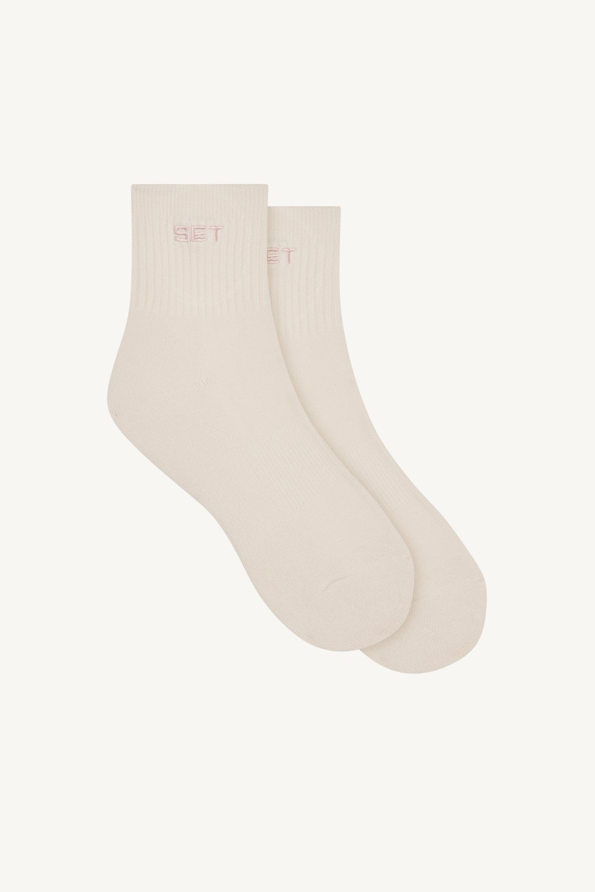 SET ACTIVE SET SHORTY SOCKS - CREAM/BLUSH