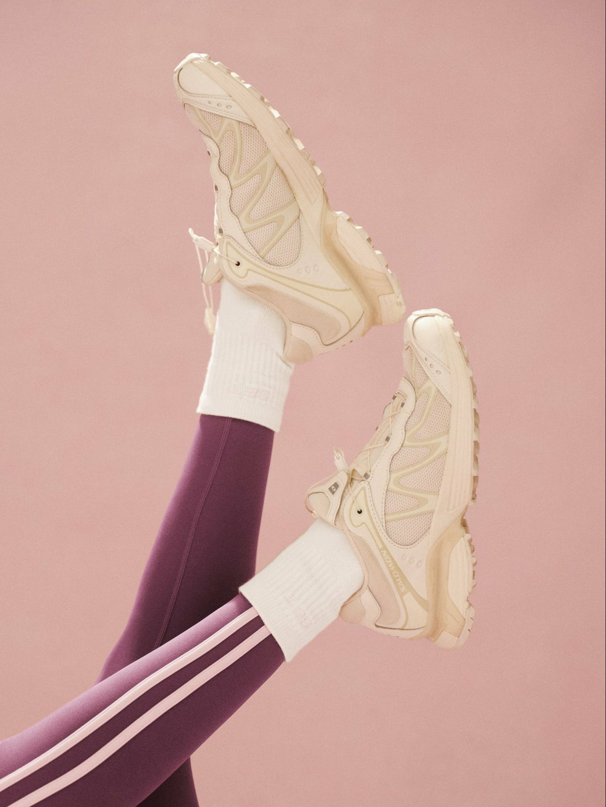 SET ACTIVE SET SHORTY SOCKS - CREAM/BLUSH