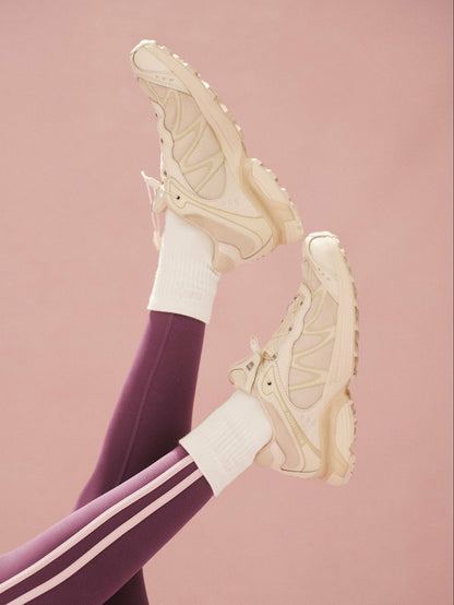 SET ACTIVE SET SHORTY SOCKS - CREAM/BLUSH