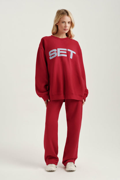 SET ACTIVE MIDWEIGHT SWEATS STAPLE SET CREWNECK - VERSE