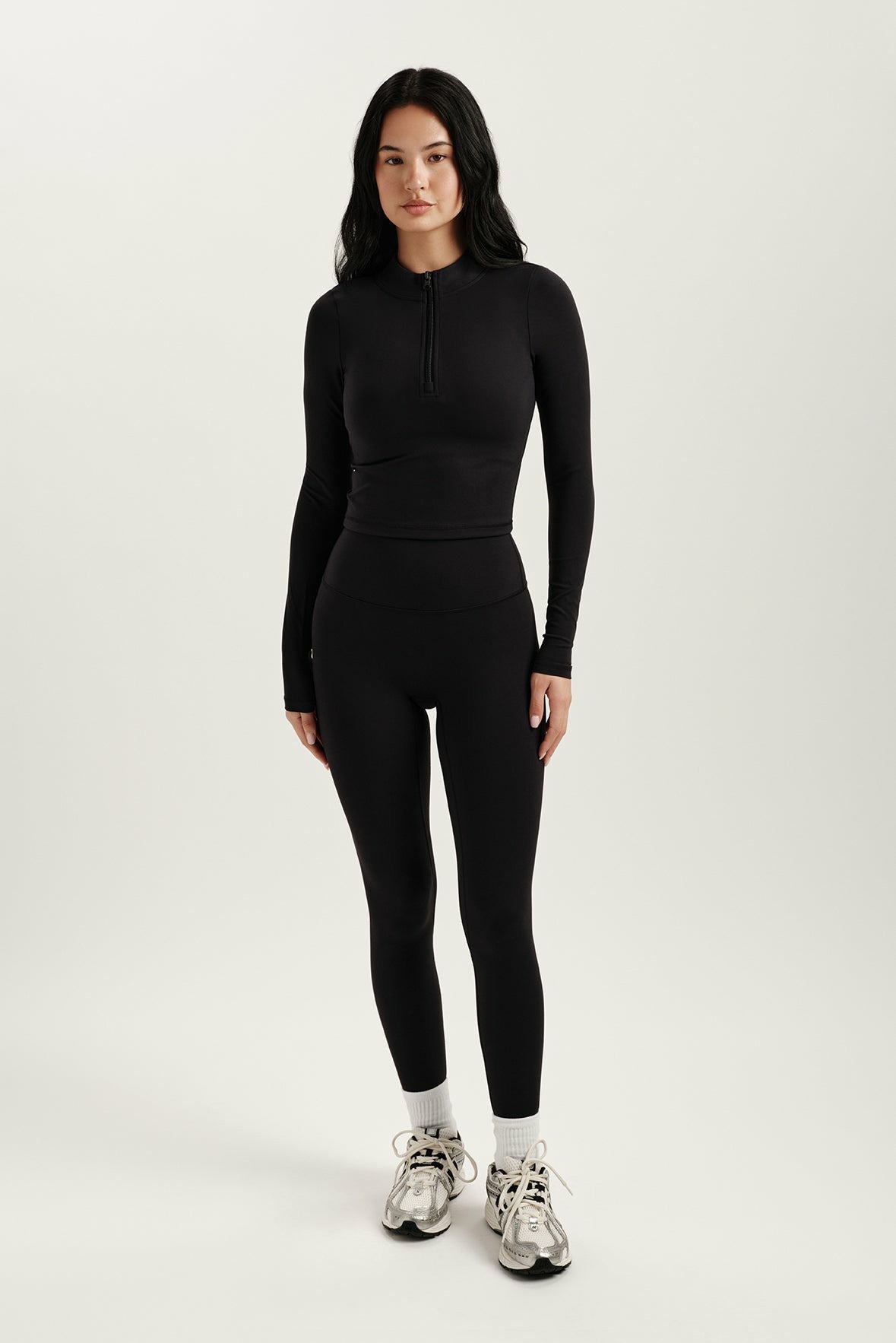 SET ACTIVE LUXFORM® LUX QUARTER ZIP - ONYX