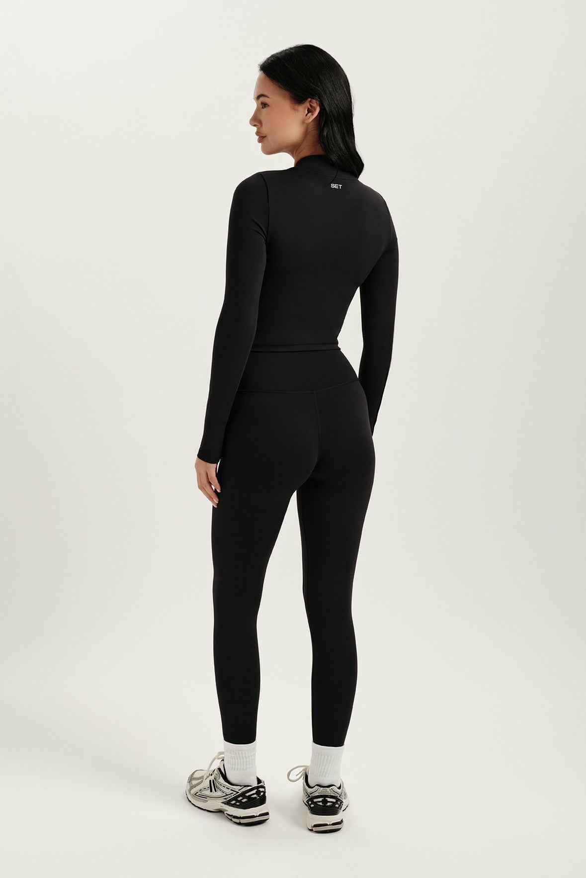 SET ACTIVE LUXFORM® LUX QUARTER ZIP - ONYX