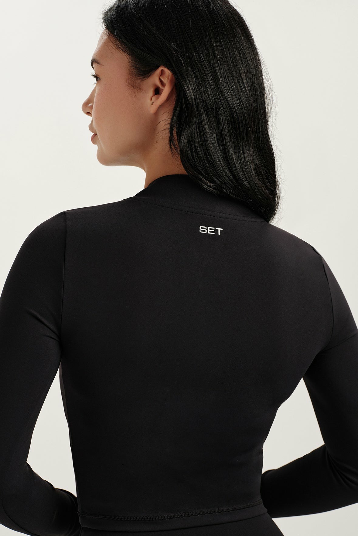 SET ACTIVE LUXFORM® LUX QUARTER ZIP - ONYX