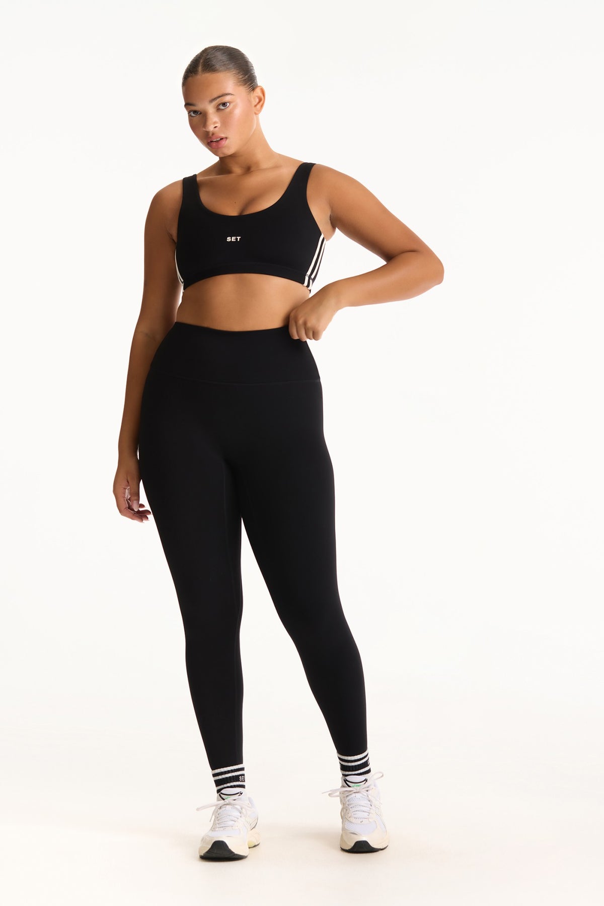 SET ACTIVE SPORTBODY® SPORTY HIGH-RISE LEGGINGS - REF