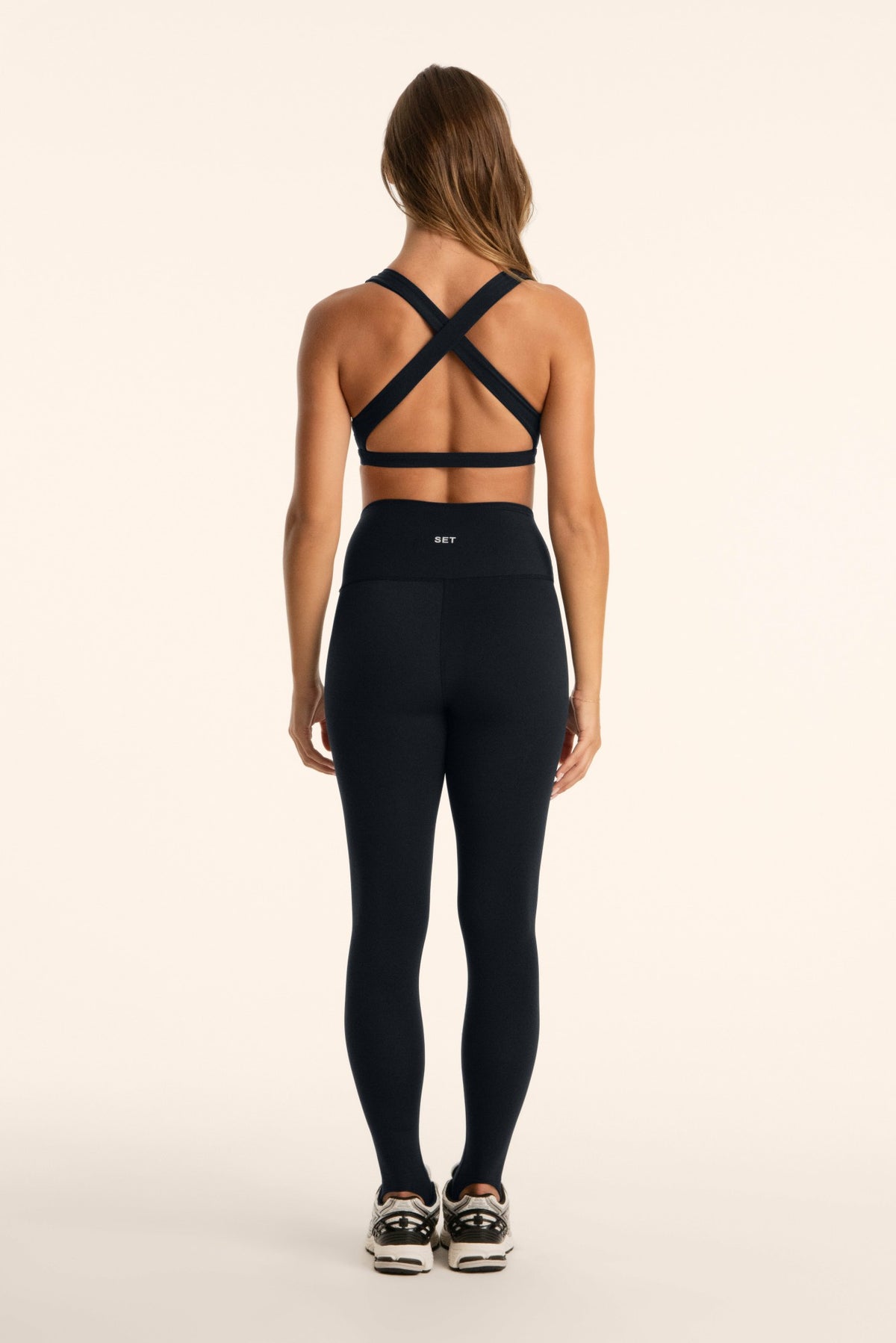 SET ACTIVE BREATHE 1.0 PARKE STIRRUP LEGGINGS - ONYX